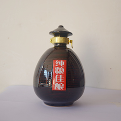 噴釉小酒瓶